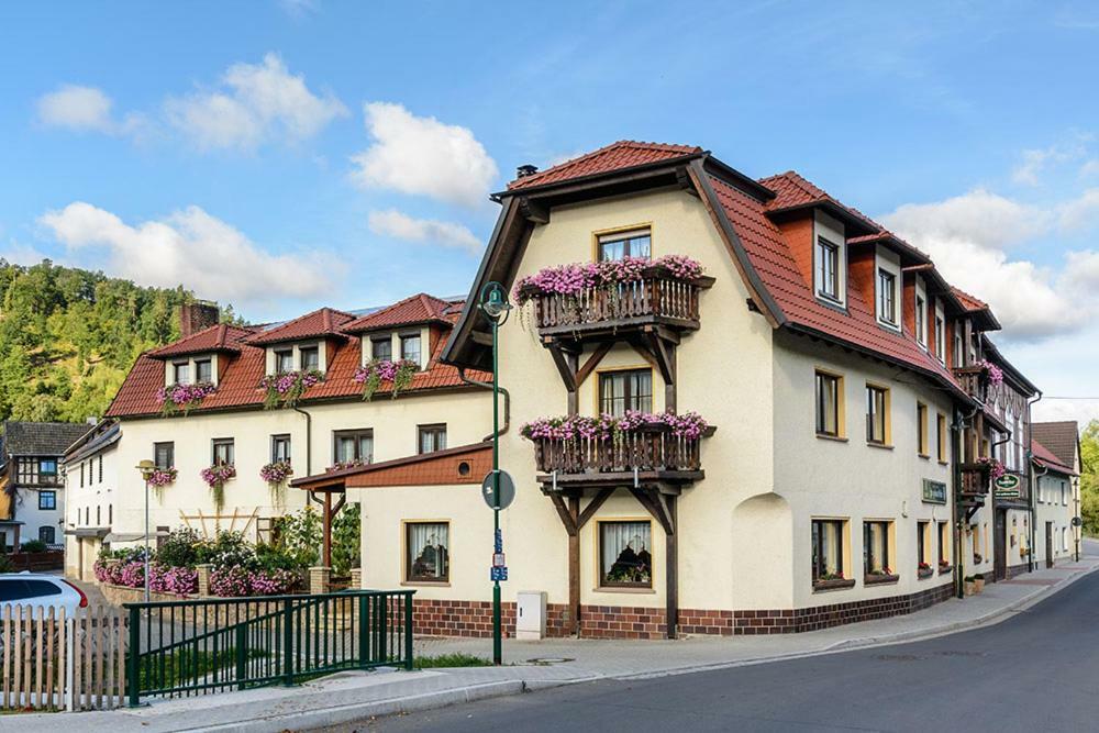 Pension Zur Gruenen Eiche Kaulsdorf Екстер'єр фото